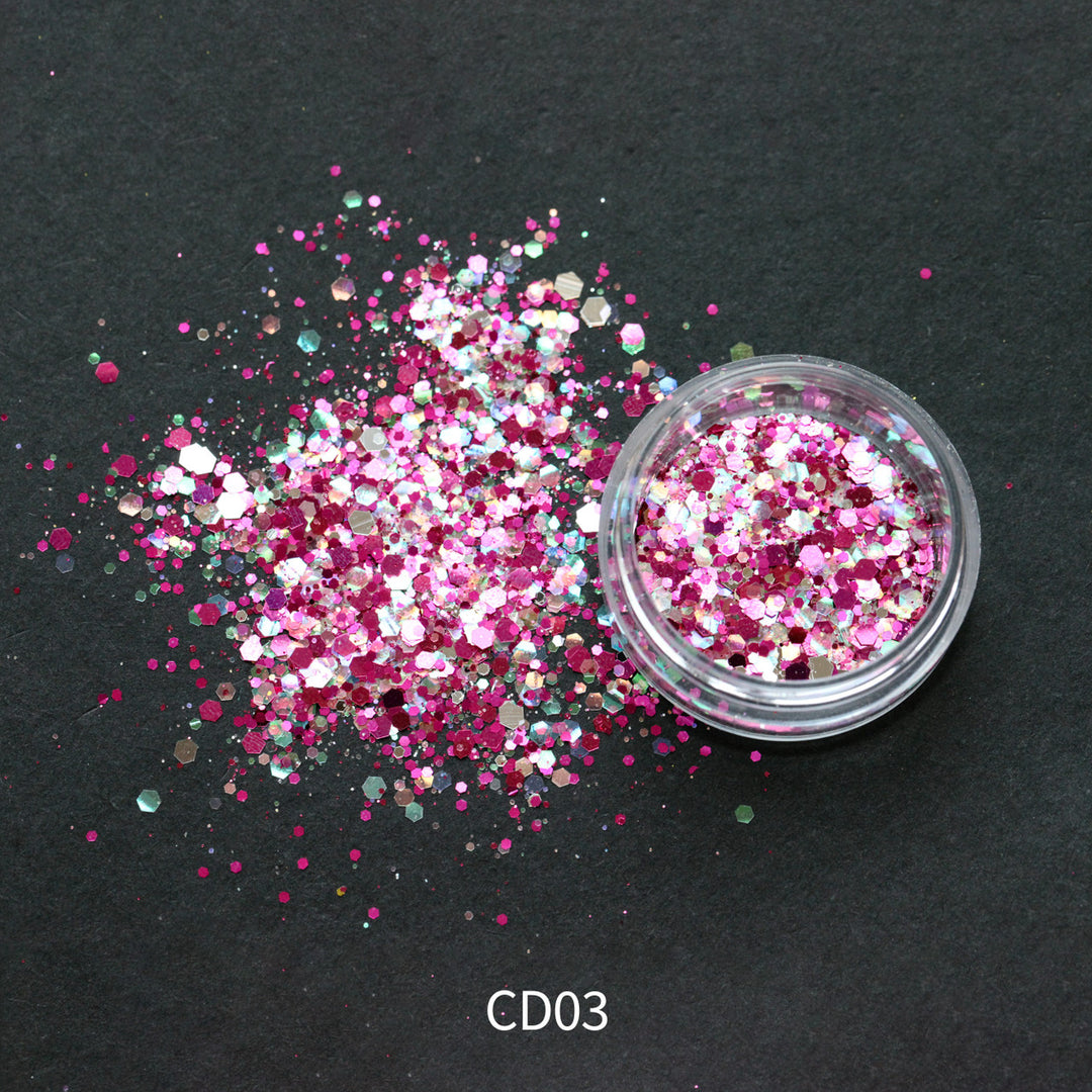 Mixed Glitter Powder Mixed - CD03