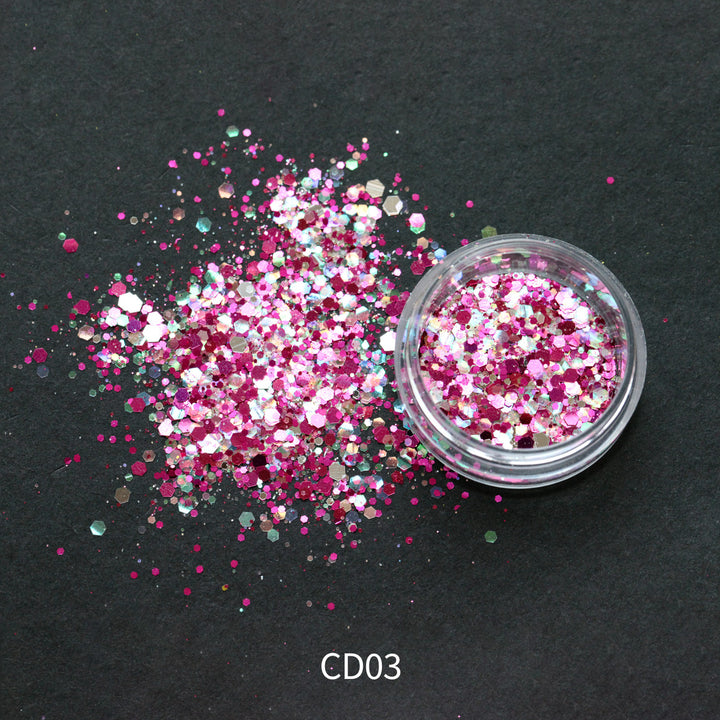 Mixed Glitter Powder Mixed - CD03