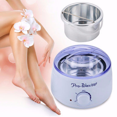 Portable 100 Watts Electric Hair Removal Wax Warmer White