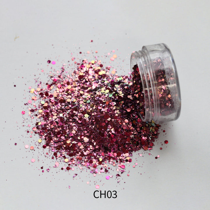 Mixed Glitter Powder Mixed - CH03
