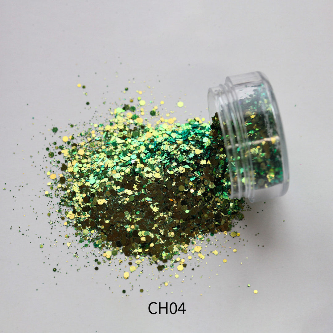 Mixed Glitter Powder Mixed - CH04