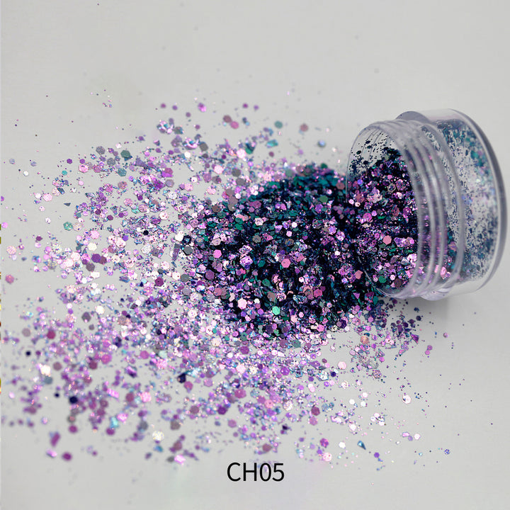 Mixed Glitter Powder Mixed - CH05