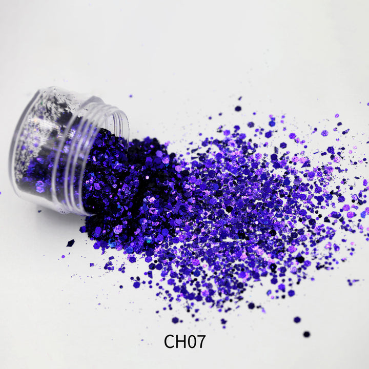 Mixed Glitter Powder Mixed - CH07