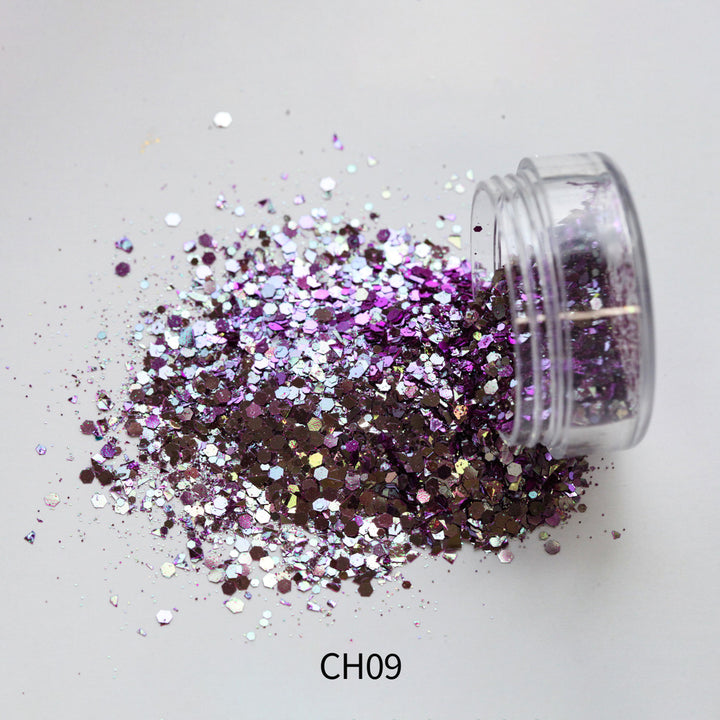 Mixed Glitter Powder Mixed - CH09