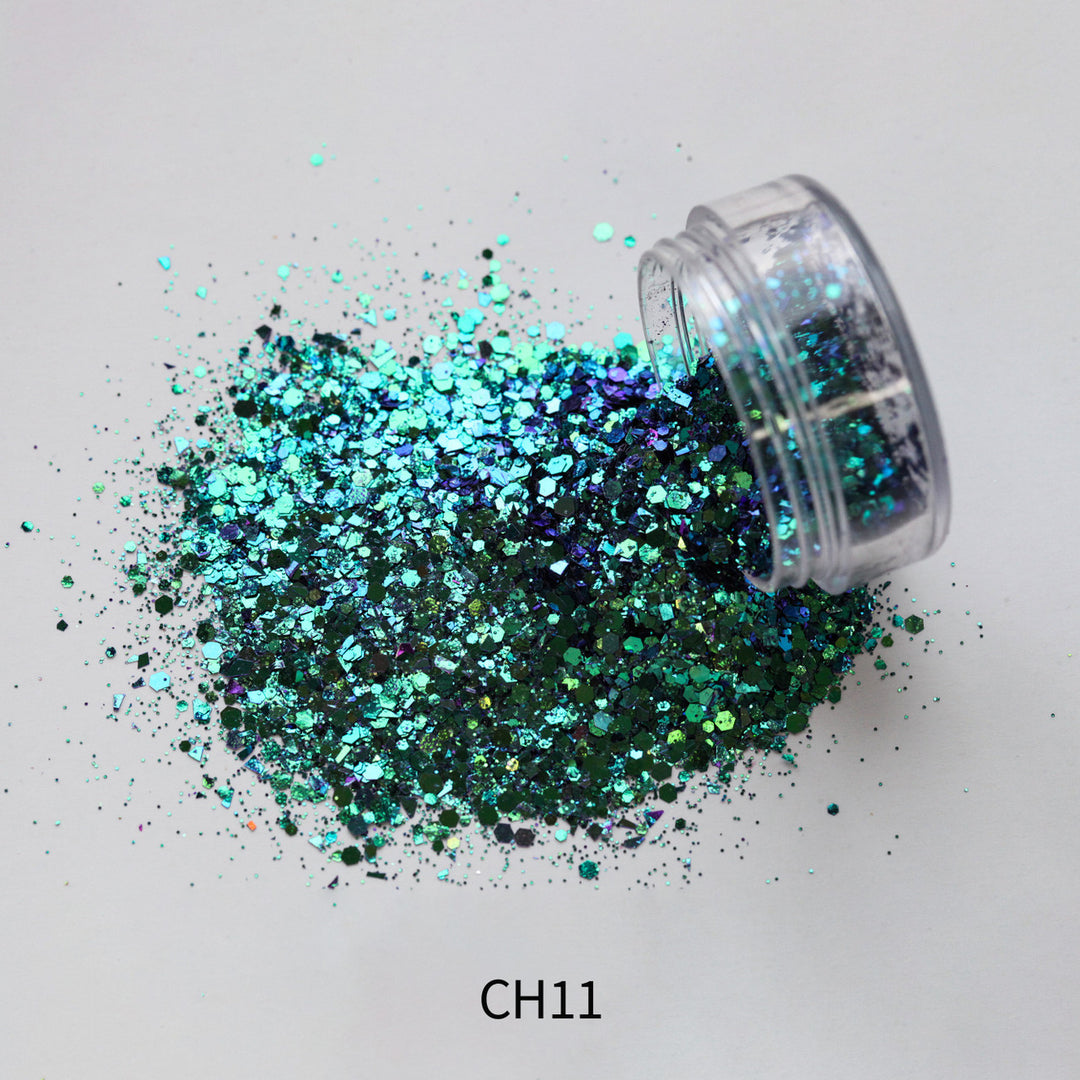 Mixed Glitter Powder Mixed - CH11