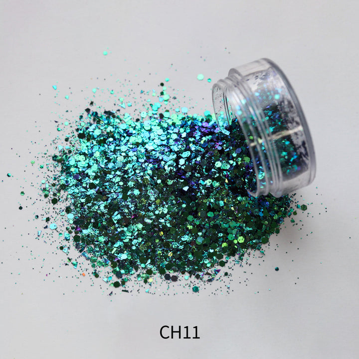 Mixed Glitter Powder Mixed - CH11