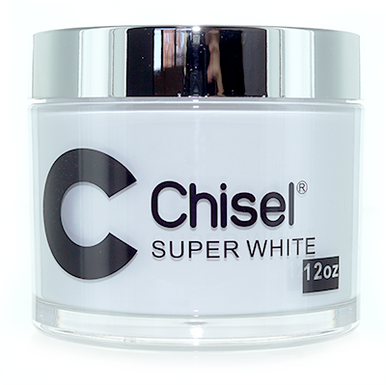 Chisel Dip Powder Refill 12oz - SUPER WHITE Main Image