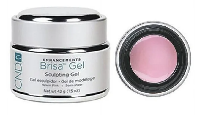 CND BRISA GEL WARM PINK SEMI SHEER 1.5OZ