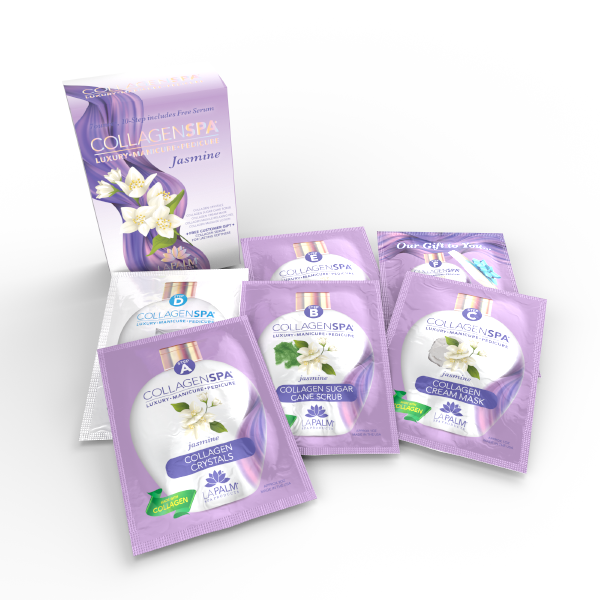 Lapalm Collagen Spa 10 Step with Pedi Kit - Jasmine - Out of Stock