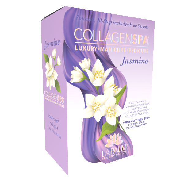 Lapalm Collagen Spa 10 Step with Pedi Kit - Jasmine - Out of Stock