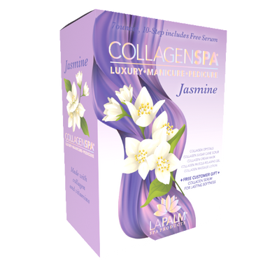 Lapalm Collagen Spa 10 Step with Pedi Kit - Jasmine - Out of Stock