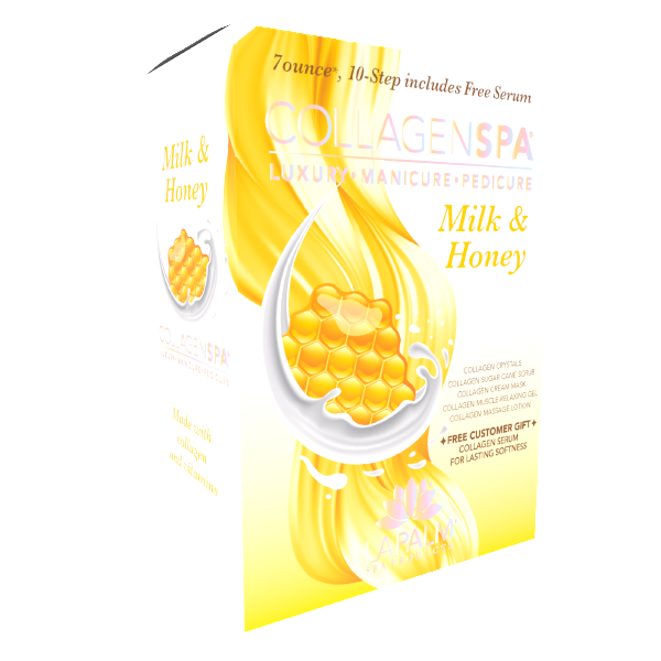 Lapalm Collagen Spa 10 Step with Pedi Kit - Milk Honey - Out of Stock