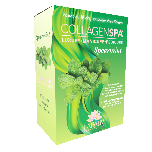 Lapalm Collagen Spa 10 Step with Pedi Kit - Spearmint - Out of Stock