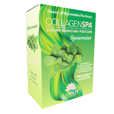 Lapalm Collagen Spa 10 Step with Pedi Kit - Spearmint - Out of Stock