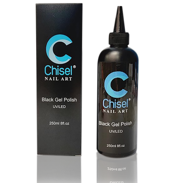 Chisel LED/UV Gel Black Color Refill 8oz