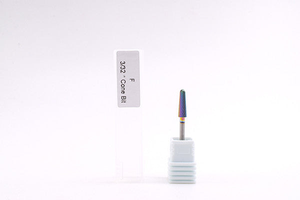 Under Nail Cleaner Cone Bit 3/32 Fine (Rainbow)