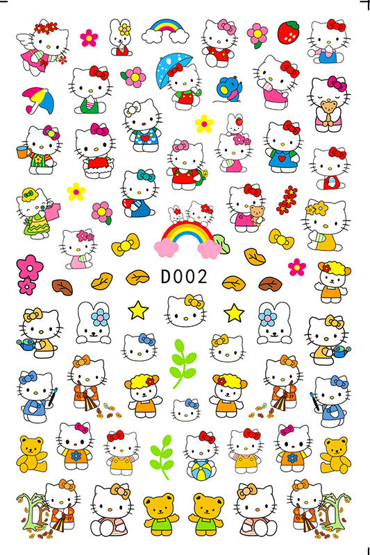 3D Nail Sticker - D002