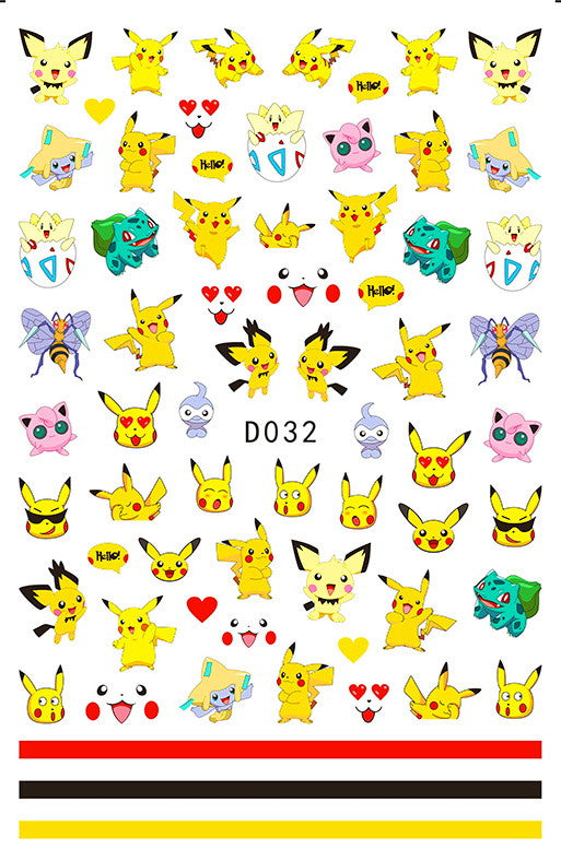 3D Nail Sticker - D032