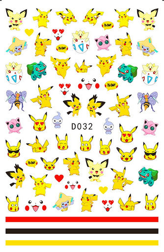 3D Nail Sticker - D032