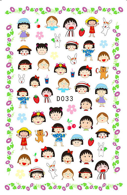 3D Nail Sticker - D033