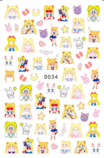 3D Nail Sticker - D034