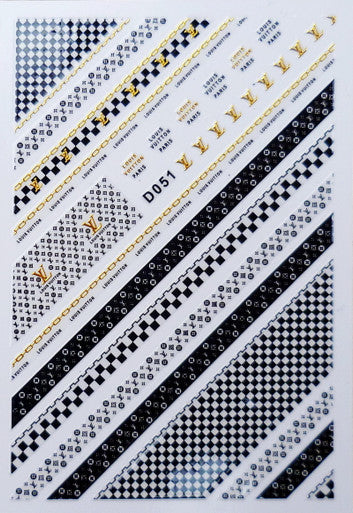 Nail Sticker Brand Name - D051