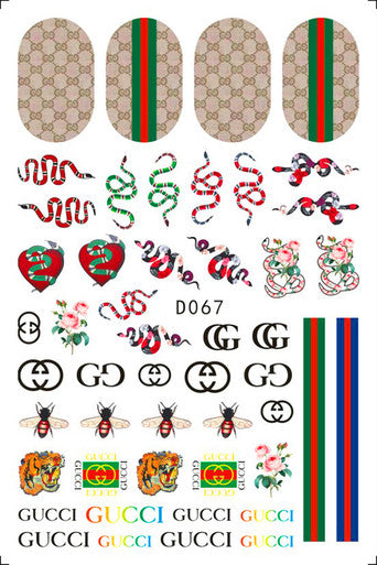 Nail Sticker Brand Name - D067