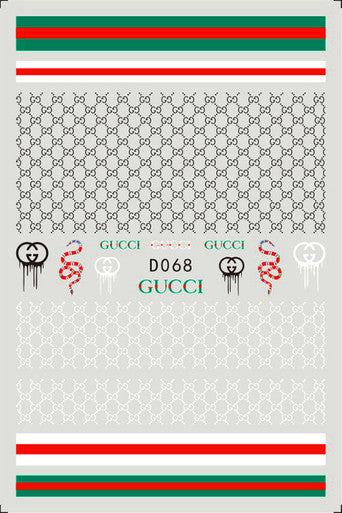 Nail Sticker Brand Name- D068