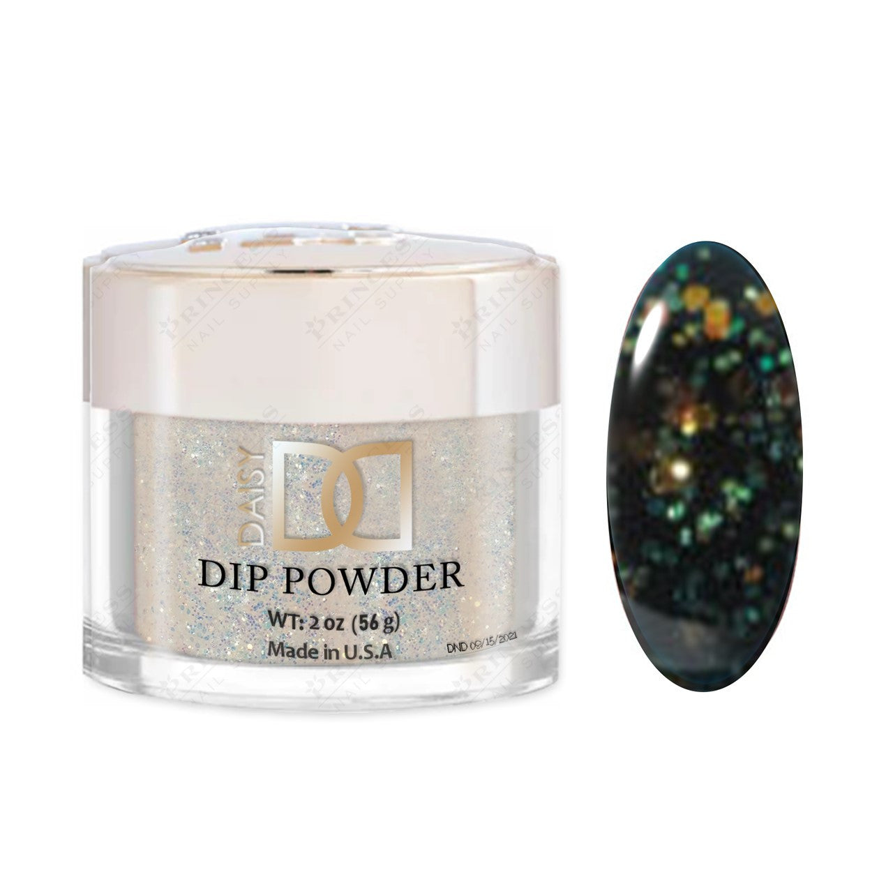 Dnd Dipping Powder #834 GLITTEROVELAY1.6OZ