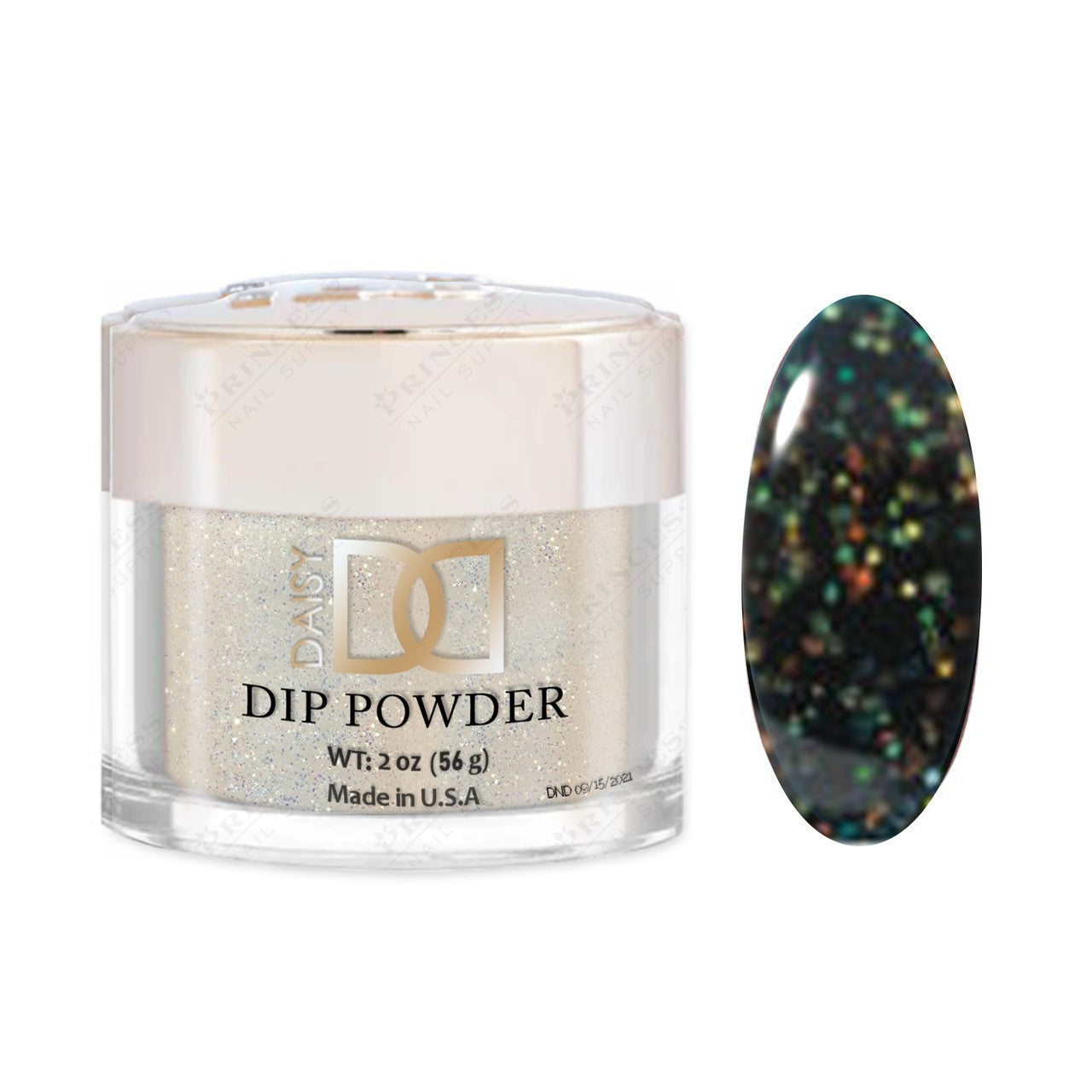 Dnd Dipping Powder #836 GLITTEROVELAY1.6OZ