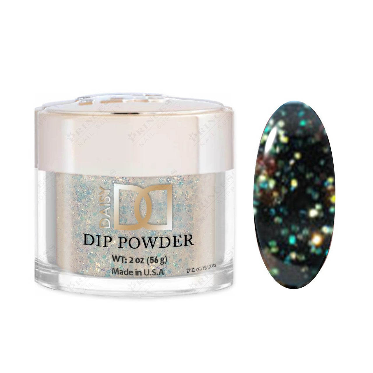 Dnd Dipping Powder #847 GLITTEROVELAY1.6OZ