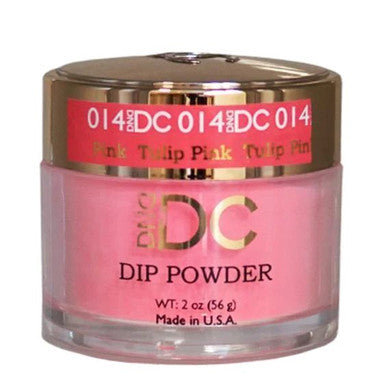 DND DC DIPPING POWDER - DC014 Tulip Pink Main Image