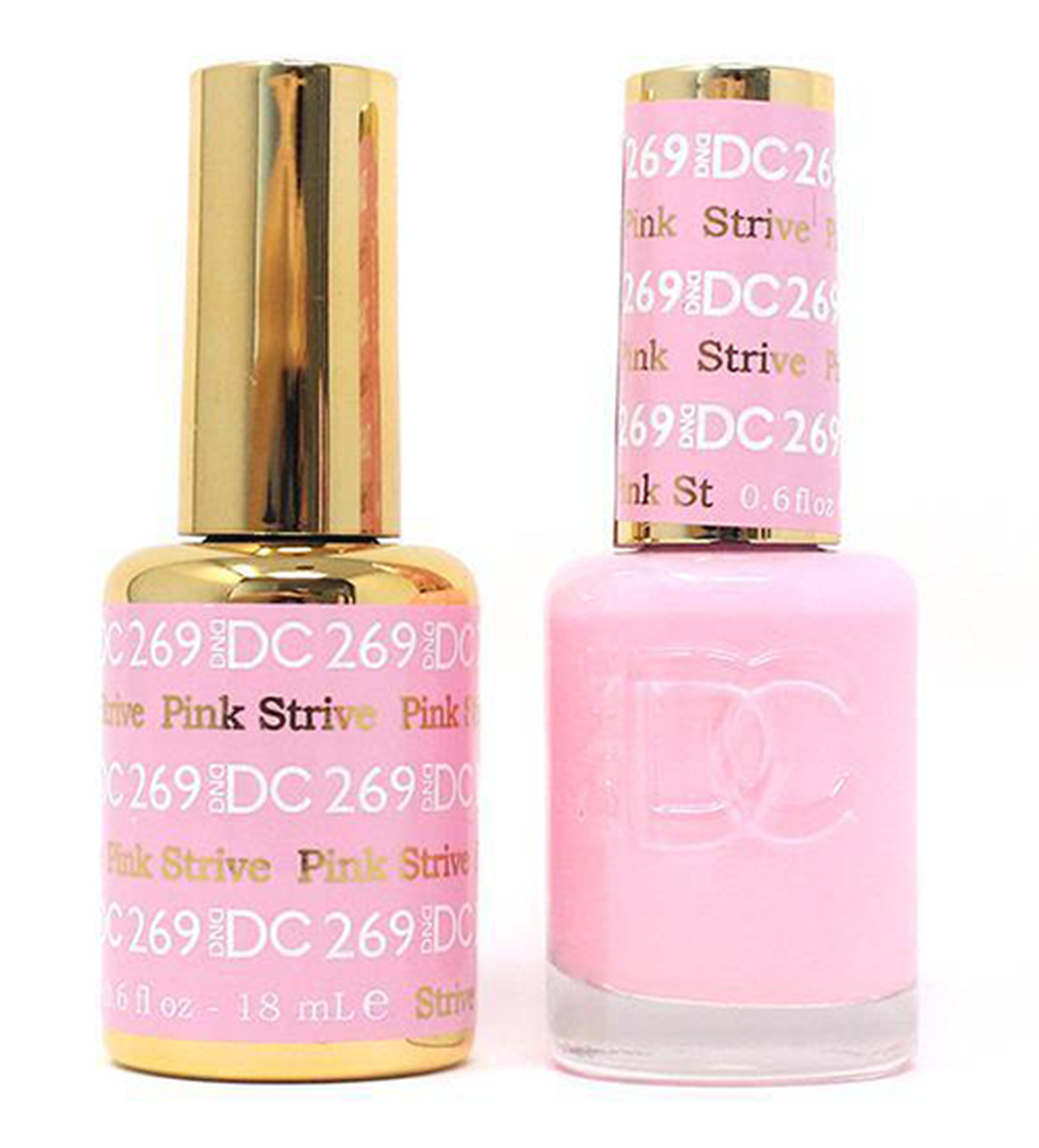 DND DC Duo Gel #269 PINK STRIVE