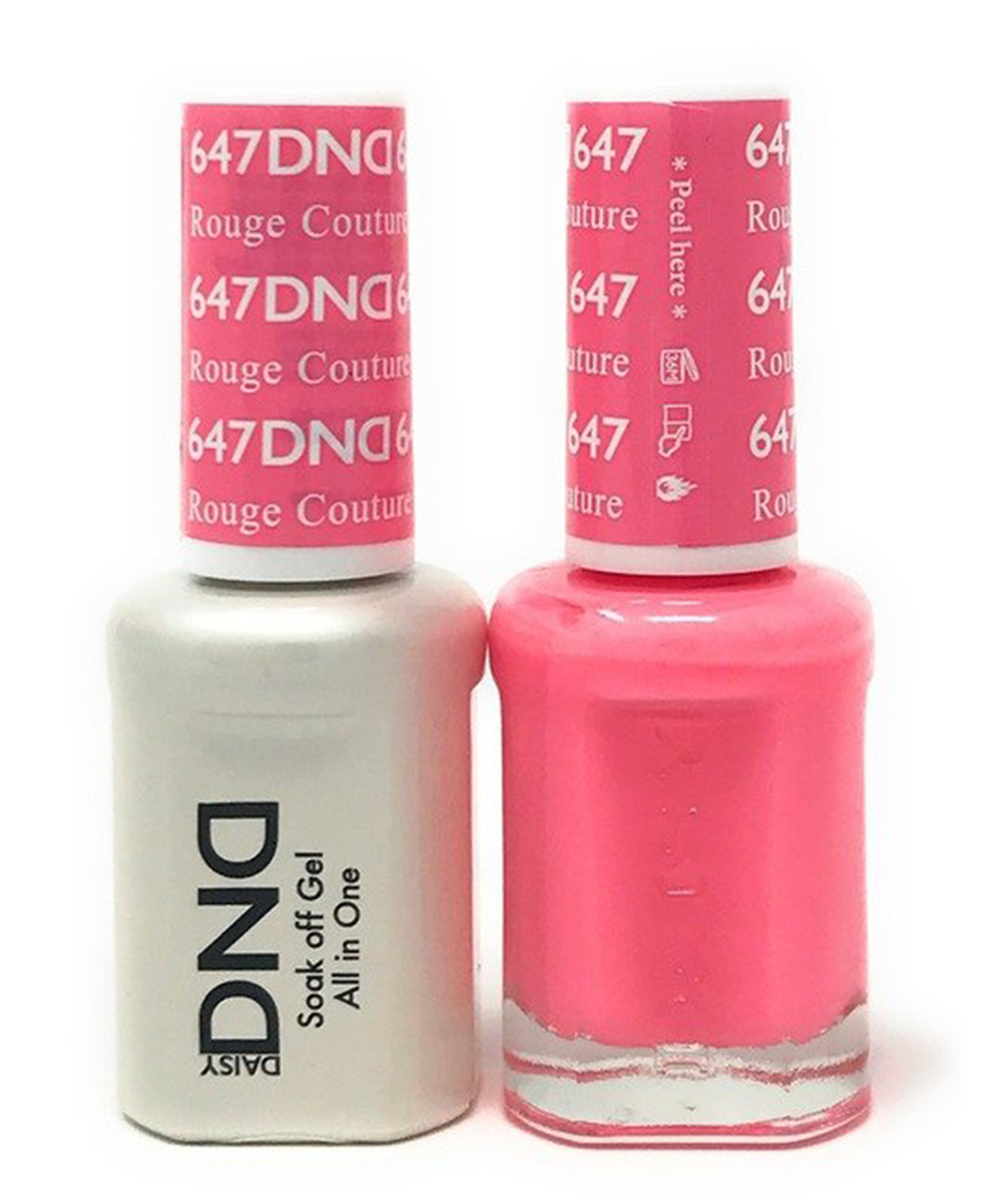 DND Duo Gel  #647 ROUGE COUTURE