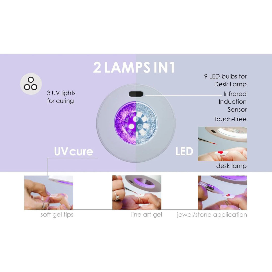 Kupa ManiPro Glo Duet UV/LED &amp; Desk Lamp