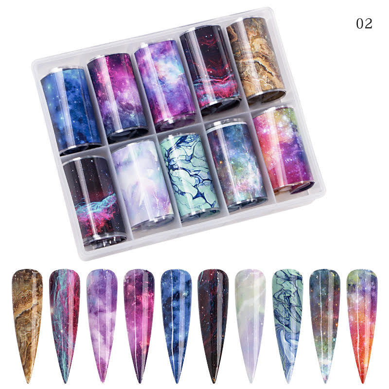 MS Design Transfer Foil Collection + Free Foil Glue 0.5oz &amp; Foil Gel Base 0.5oz