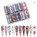 MS Design Transfer Foil Collection + Free Foil Glue 0.5oz & Foil Gel Base 0.5oz