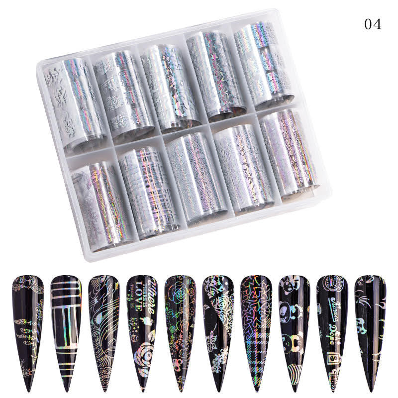MS Design Transfer Foil Collection + Free Foil Glue 0.5oz & Foil Gel Base 0.5oz