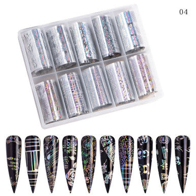 MS Design Transfer Foil Collection + Free Foil Glue 0.5oz & Foil Gel Base 0.5oz