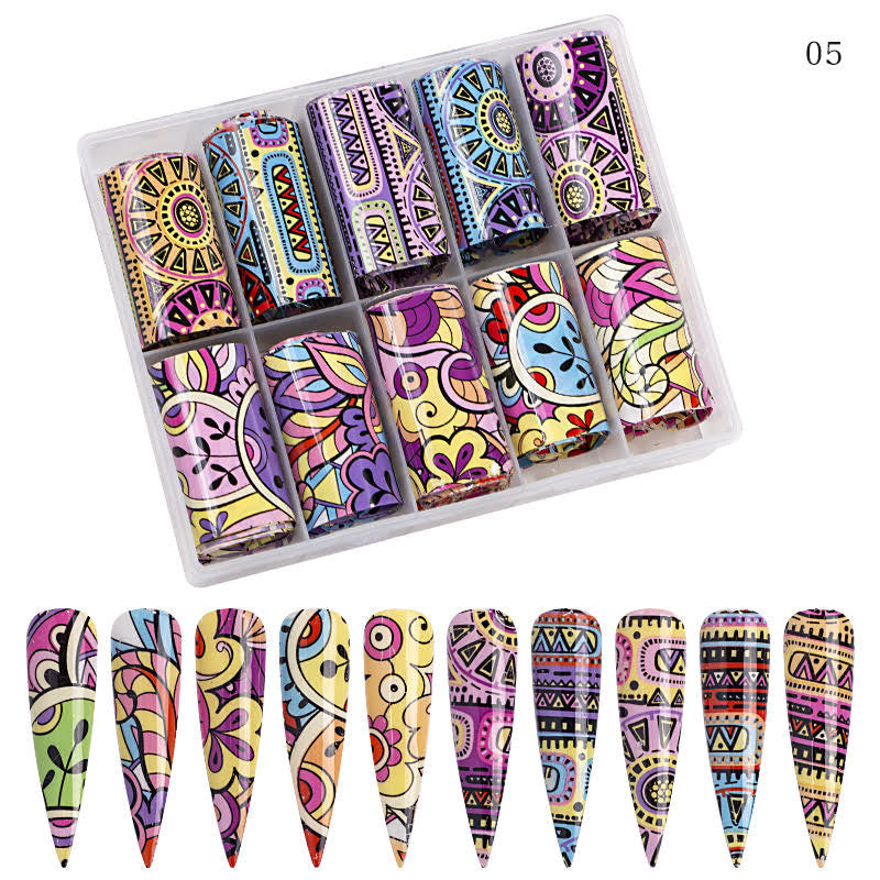MS Design Transfer Foil Collection + Free Foil Glue 0.5oz & Foil Gel Base 0.5oz