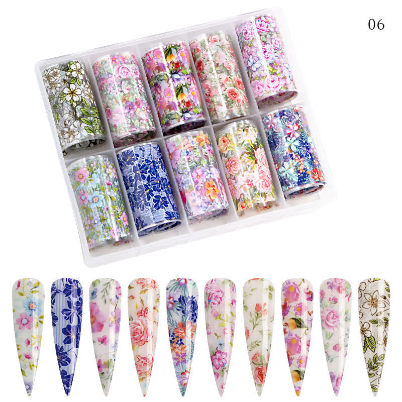 MS Design Transfer Foil Collection + Free Foil Glue 0.5oz & Foil Gel Base 0.5oz