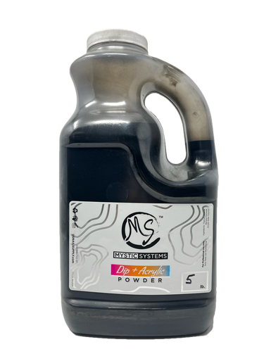 MS Dip &amp; Acrylic Powder 5lbs - Super Black