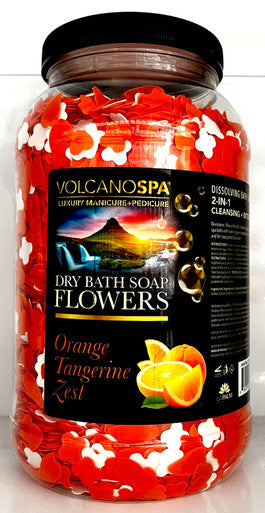 Lapalm Volcano Spa  Dry Bath Soap Flowers 1G - Orange Tangerine Zest - Out of Stock