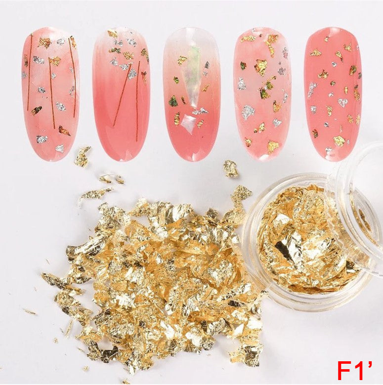Foil Flakes Nail Art (set of 12)