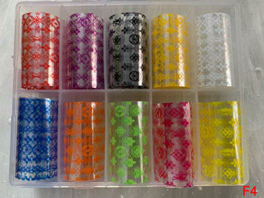 Foil Logo Nail Art (set of 10)