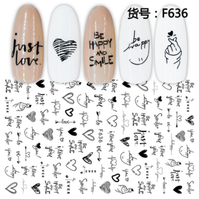 VALENTINE NAIL STICKER Hover Image