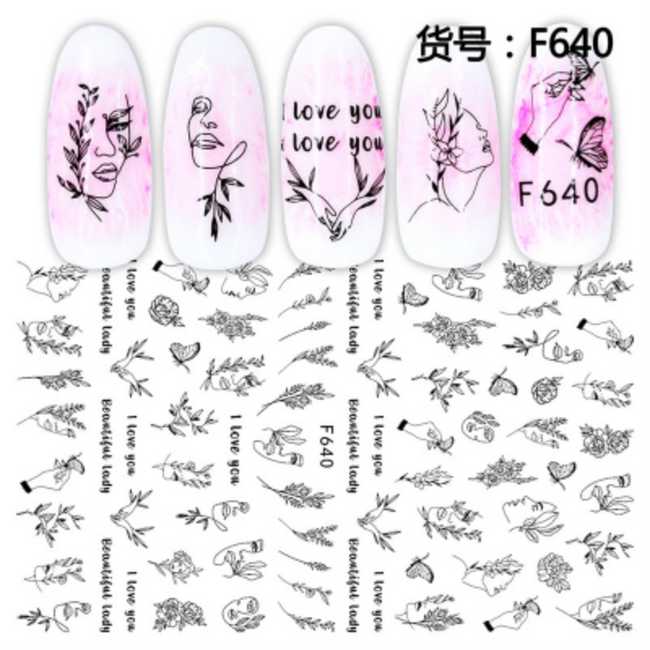 VALENTINE NAIL STICKER Main Image