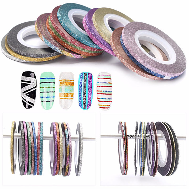 Nail Strip Tape 20 Colors Mix