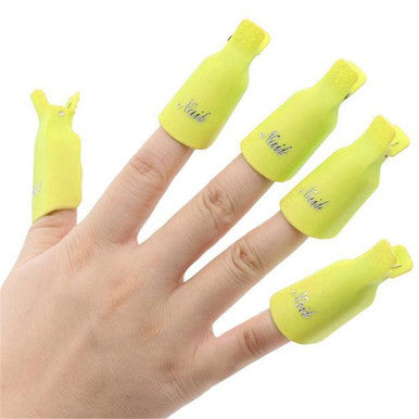 Nail Soaker Cap (set of 10pcs) Random Color
