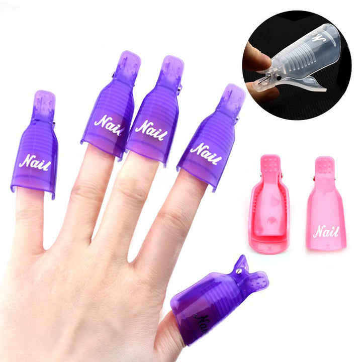 Nail Soaker Cap (set of 10pcs) Random Color